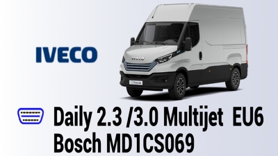 Możliwość odczytu i modyfikacji  oprogramowania  IVECO BOSCH MD1CS069 FULL OBD